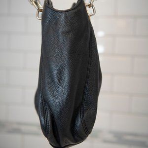 Black Michael Kors handbag with chain strap